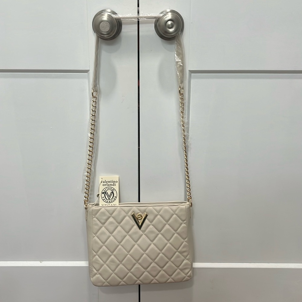 Valentino Orlandi Quilted Crossbody Bag